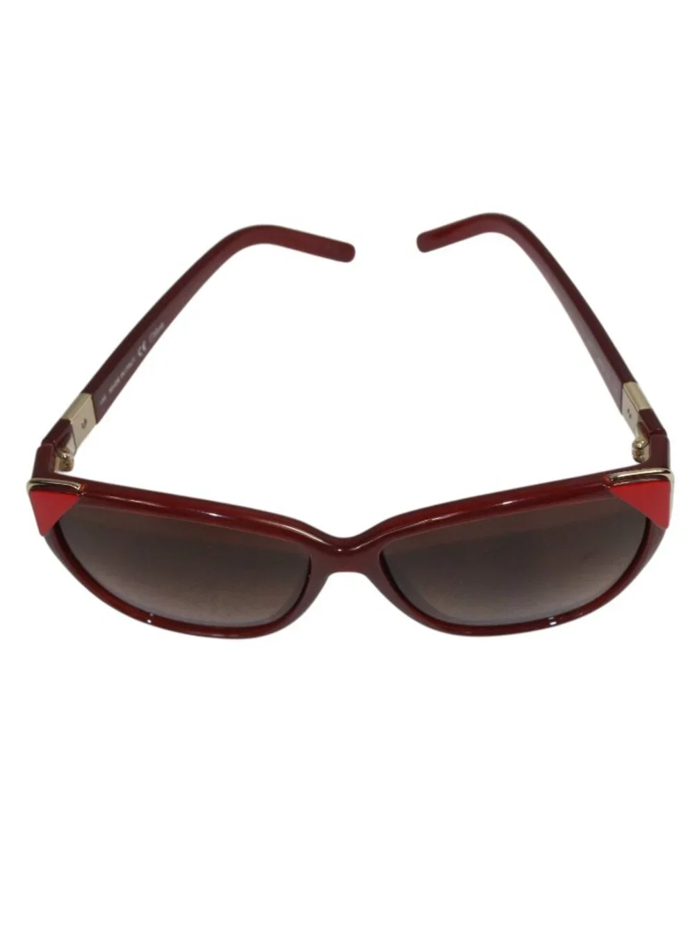 Chloë CE600S Bordeaux Oversized Cat Eye Made In Italy 60 14 135 Sunglasses